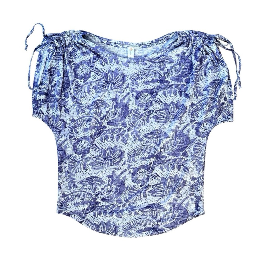 Anthropologie Daily‎ Practice Cotton Jersey Shirt Boho Athleisure Womens Small